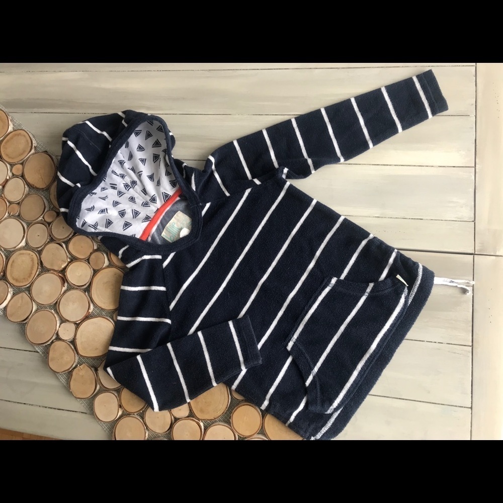 Terry cotton beach hoodie